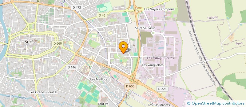 localisation de l'entreprise MONSIEUR STEVEN DESBONNE à SENS