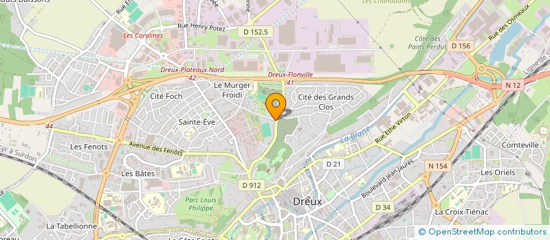 localisation de l'entreprise MONSIEUR STEVEN DESCHAMPS à DREUX