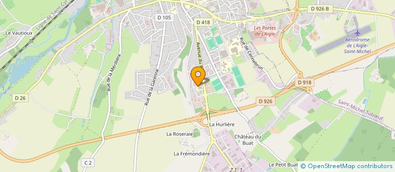 localisation de l'entreprise MONSIEUR STEVEN DESIR à L'AIGLE