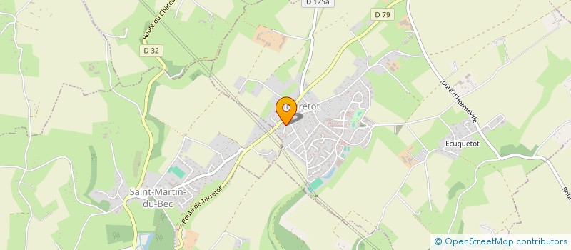 localisation de l'entreprise MONSIEUR STEVEN DINALLE  TURRETOT