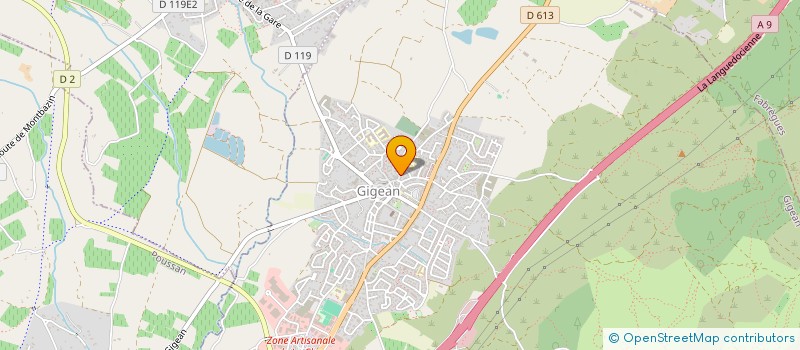 localisation de l'entreprise MONSIEUR STEVEN DOLLET  GIGEAN