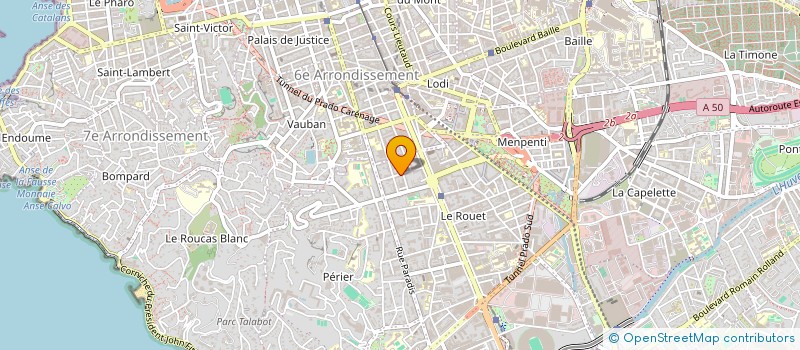 localisation de l'entreprise MONSIEUR STEVEN DOVE à MARSEILLE