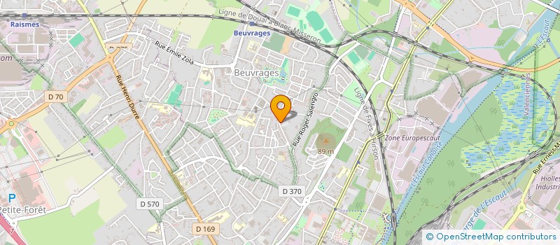 localisation de l'entreprise MONSIEUR STEVEN DUBRULLE  BEUVRAGES