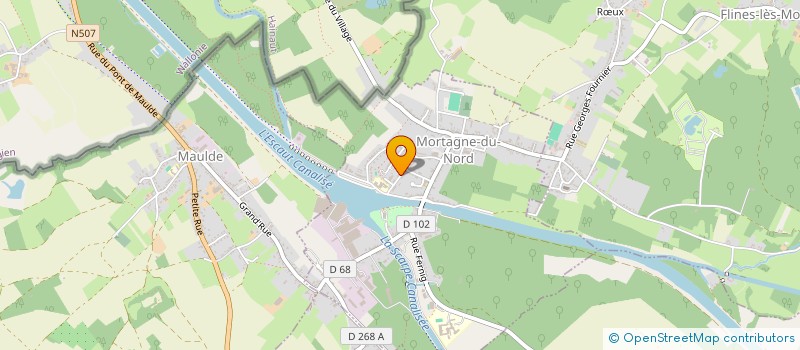 localisation de l'entreprise MONSIEUR STEVEN DUHAMEL  MORTAGNE-DU-NORD