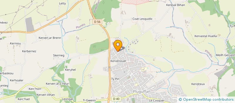 localisation de l'entreprise MONSIEUR STEVEN DUIGOU à PLUGUFFAN