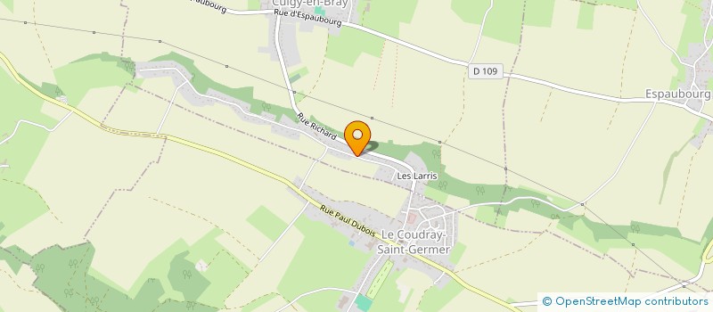 localisation de l'entreprise MONSIEUR STEVEN DUPART  CUIGY-EN-BRAY