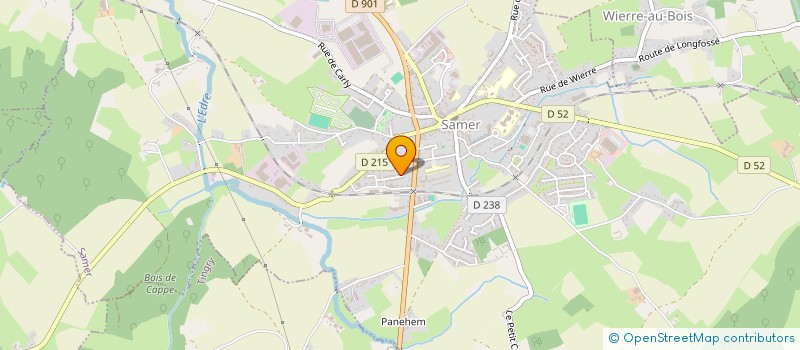 localisation de l'entreprise MONSIEUR STEVEN DUPUIS  SAMER