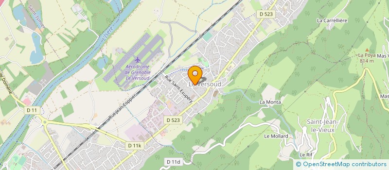 localisation de l'entreprise MONSIEUR STEVEN DURAN  LE VERSOUD