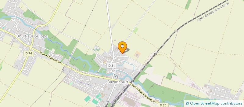 localisation de l'entreprise MONSIEUR STEVEN DUVAL  BAZANCOURT