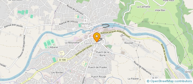 localisation de l'entreprise MONSIEUR STEVEN ESPINOS  LESCURE-D'ALBIGEOIS