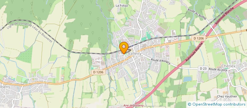 localisation de l'entreprise MONSIEUR STEVEN FERRARI  VALLEIRY