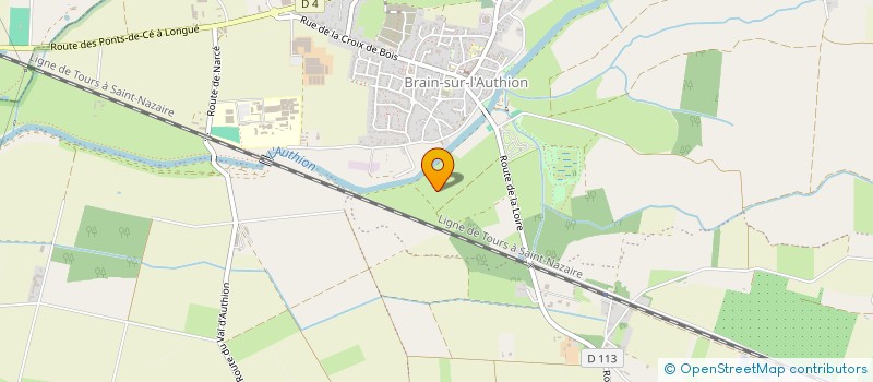 localisation de l'entreprise MONSIEUR STEVEN FLEURY  LOIRE-AUTHION