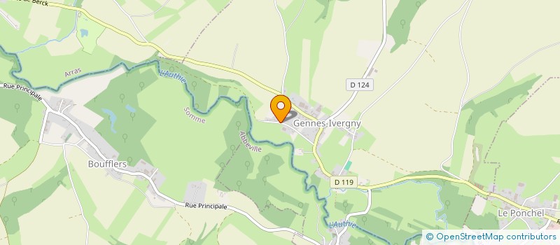 localisation de l'entreprise MONSIEUR STEVEN FLIPPE  AUXI-LE-CHATEAU