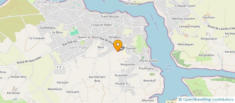 localisation de l'entreprise MONSIEUR STEVEN FLOC'H  SAINT-PABU