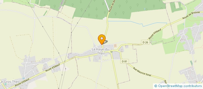 localisation de l'entreprise MONSIEUR STEVEN FLORIAN DRAPIER  LA HAYE-DU-THEIL