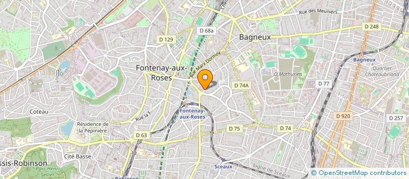 localisation de l'entreprise MONSIEUR STEVEN FOULA à FONTENAY-AUX-ROSES