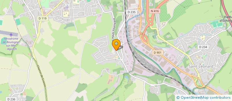 localisation de l'entreprise MONSIEUR STEVEN FOURCROY  OUTREAU