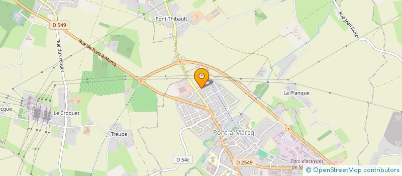 localisation de l'entreprise MONSIEUR STEVEN FOUTRY  PONT-A-MARCQ