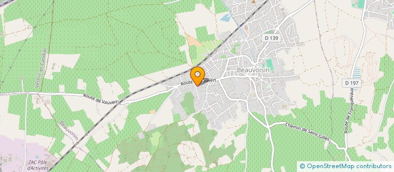 localisation de l'entreprise MONSIEUR STEVEN FUCHEY  BEAUVOISIN