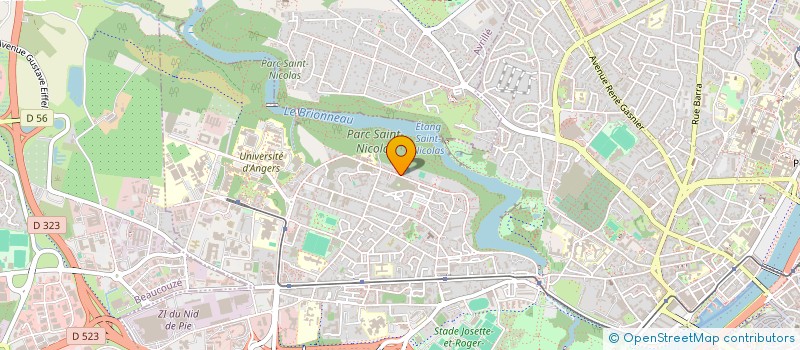 localisation de l'entreprise MONSIEUR STEVEN GABORIEAU à ANGERS