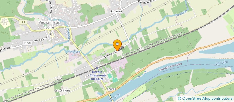 localisation de l'entreprise MONSIEUR STEVEN GARAND  VEUZAIN-SUR-LOIRE