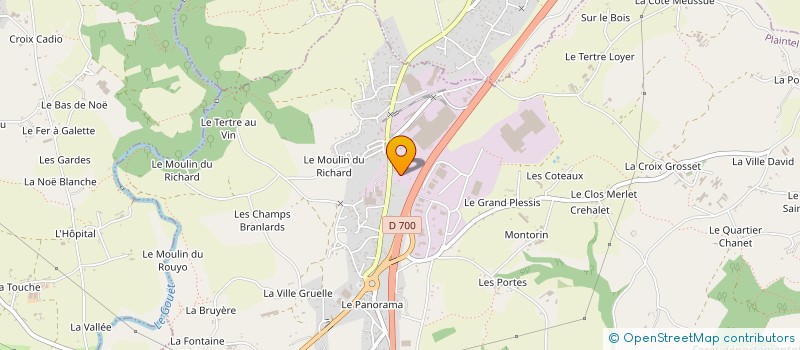 localisation de l'entreprise MONSIEUR STEVEN GELIN  PLAINTEL