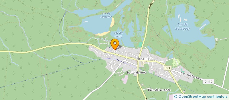 localisation de l'entreprise MONSIEUR STEVEN GELINAS  HOSTENS