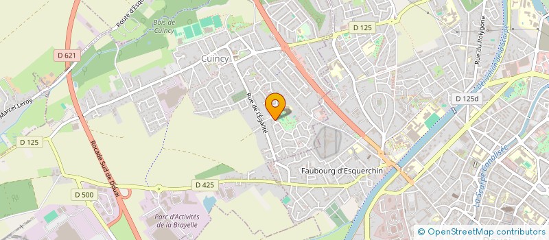 localisation de l'entreprise MONSIEUR STEVEN GERARD  CUINCY