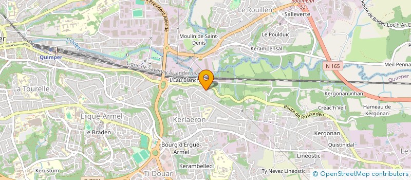 localisation de l'entreprise MONSIEUR STEVEN GILARD à QUIMPER