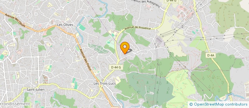 localisation de l'entreprise MONSIEUR STEVEN GINOTTA  MARSEILLE