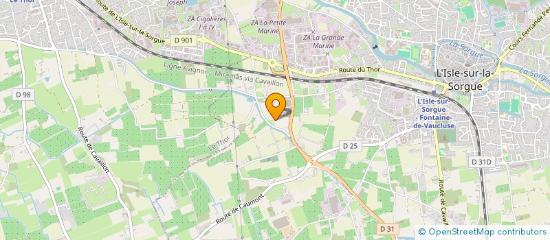 localisation de l'entreprise MONSIEUR STEVEN GOAVEC à L'ISLE-SUR-LA-SORGUE