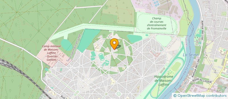 localisation de l'entreprise MONSIEUR STEVEN GODARD  MAISONS-LAFFITTE