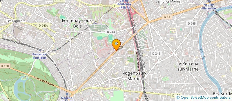 localisation de l'entreprise MONSIEUR STEVEN GONCALVES BENTO  NOGENT-SUR-MARNE