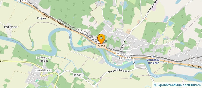 localisation de l'entreprise MONSIEUR STEVEN GOUACHE  MENNETOU-SUR-CHER