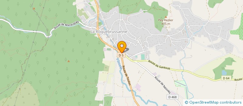 localisation de l'entreprise MONSIEUR STEVEN GOUFFIER  LA ROQUEBRUSSANNE