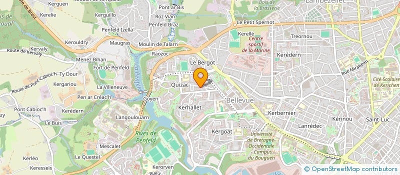 localisation de l'entreprise MONSIEUR STEVEN GUEGUEN à BREST