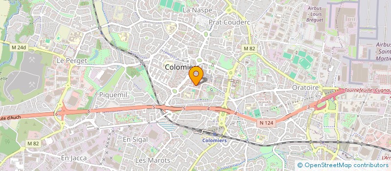 localisation de l'entreprise MONSIEUR STEVEN GUENIN à COLOMIERS