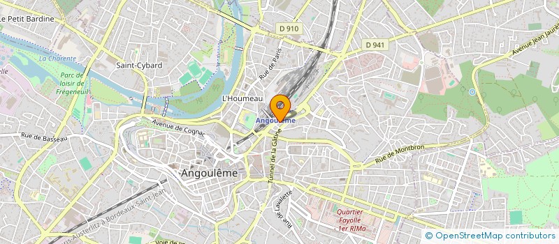 localisation de l'entreprise MONSIEUR STEVEN GUIBERT à ANGOULEME