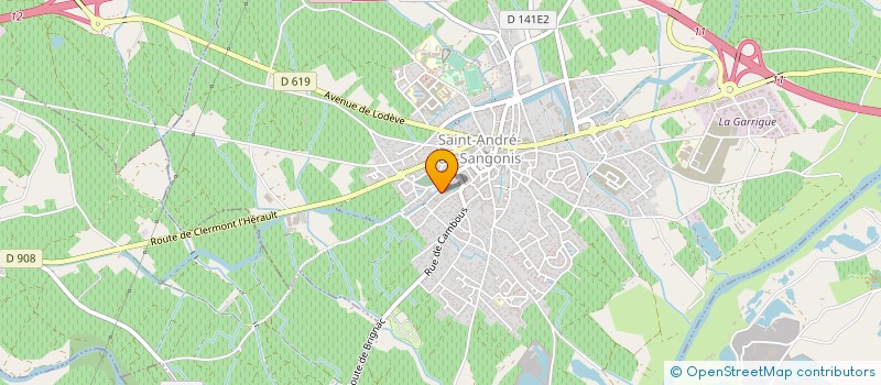 localisation de l'entreprise MONSIEUR STEVEN GUIDE  SAINT-ANDRE-DE-SANGONIS