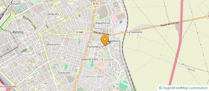 localisation de l'entreprise MONSIEUR STEVEN GUIDE à REIMS