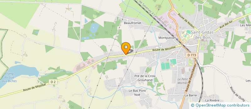 localisation de l'entreprise MONSIEUR STEVEN GUILLEMAIN  SAINT-GILDAS-DES-BOIS