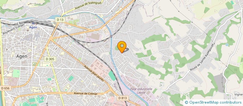 localisation de l'entreprise MONSIEUR STEVEN GUILLOT  BON-ENCONTRE