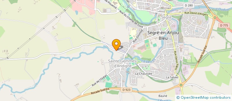 localisation de l'entreprise MONSIEUR STEVEN GUITER à SEGRE-EN-ANJOU BLEU