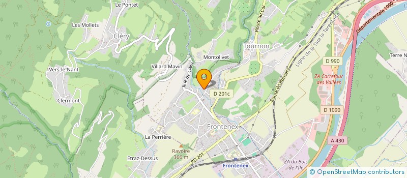 localisation de l'entreprise MONSIEUR STEVEN GUITTON  FRONTENEX