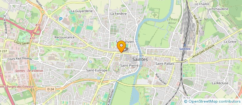 localisation de l'entreprise MONSIEUR STEVEN HAKEN  SAINTES