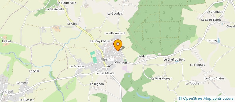 localisation de l'entreprise MONSIEUR STEVEN HAMON  PLEDELIAC