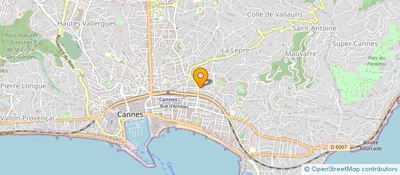 localisation de l'entreprise MONSIEUR STEVEN HANCOCK à CANNES