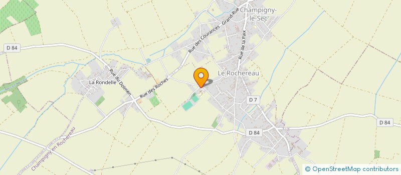 localisation de l'entreprise MONSIEUR STEVEN HAULBERT  CHAMPIGNY EN ROCHEREAU