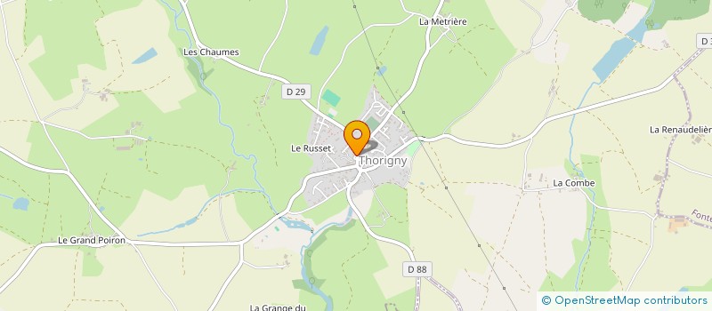 localisation de l'entreprise MONSIEUR STEVEN HERMOUET  THORIGNY