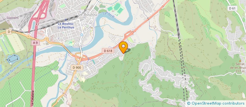 localisation de l'entreprise MONSIEUR STEVEN HOT  LE BOULOU